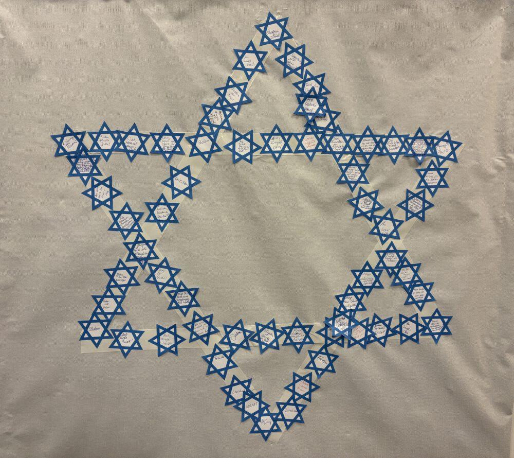 Segensworte als Davidstern